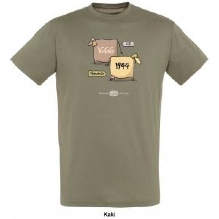 T-shirt homme Gb1066-Normandie1944 Kaki S
