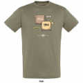 T-shirt homme Gb1066-Normandie1944 Kaki S