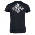 T-shirt homme Hendance Amicale Laique (Impression Blanche sur T-shirt Noir) Noir Profond S