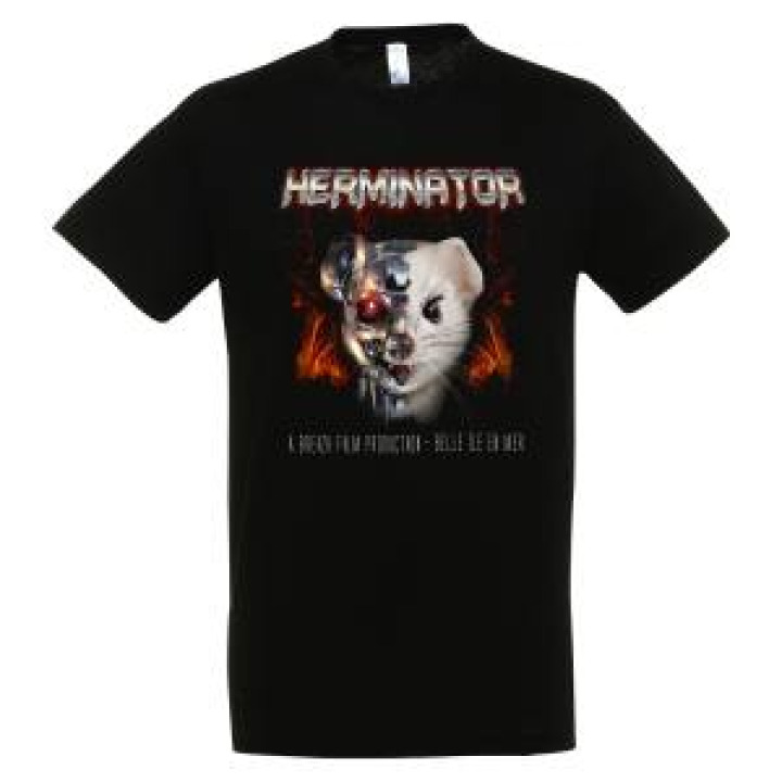 Tshirt homme Herminator Belle Île en Mer Noir Profond S