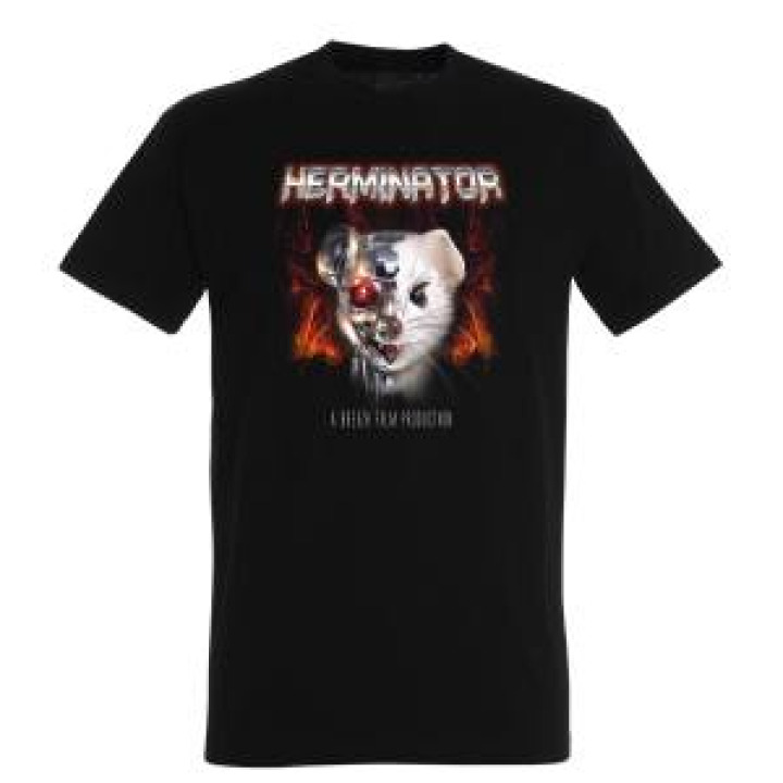 Tshirt homme Herminator Noir Profond XS