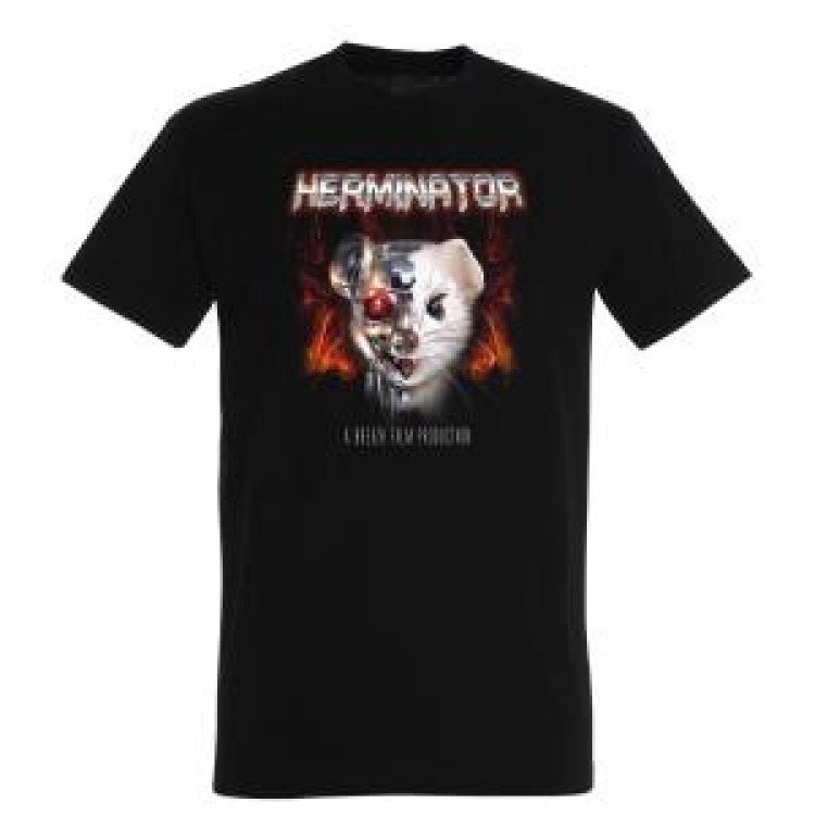 T-shirt homme Herminator Noir Profond XS