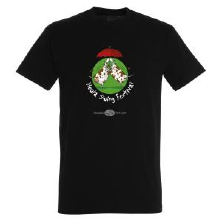 T-shirt homme Heula Swing Festival Noir Profond S