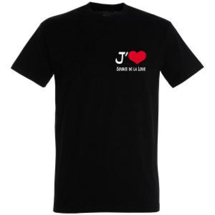 Tshirt homme J Cœur Chalet de la Loue Pocket Noir Profond M