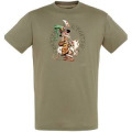 T-shirt homme Korrigan sur Rat Breizh O'postum Kaki S