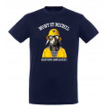 T-shirt homme La Beee du Mont Saint Michel Marine XS