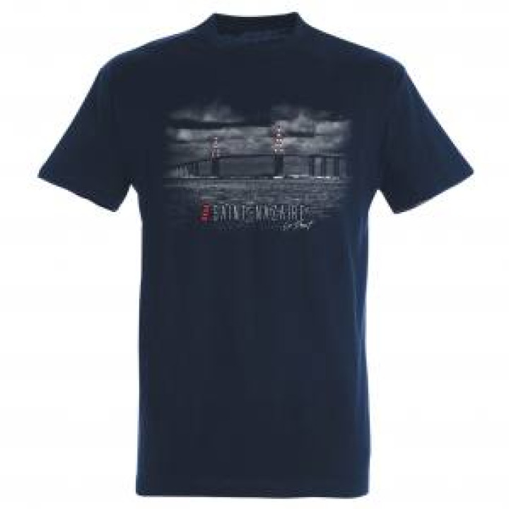 Tshirt homme Le Pont de Saint Nazaire Marine M