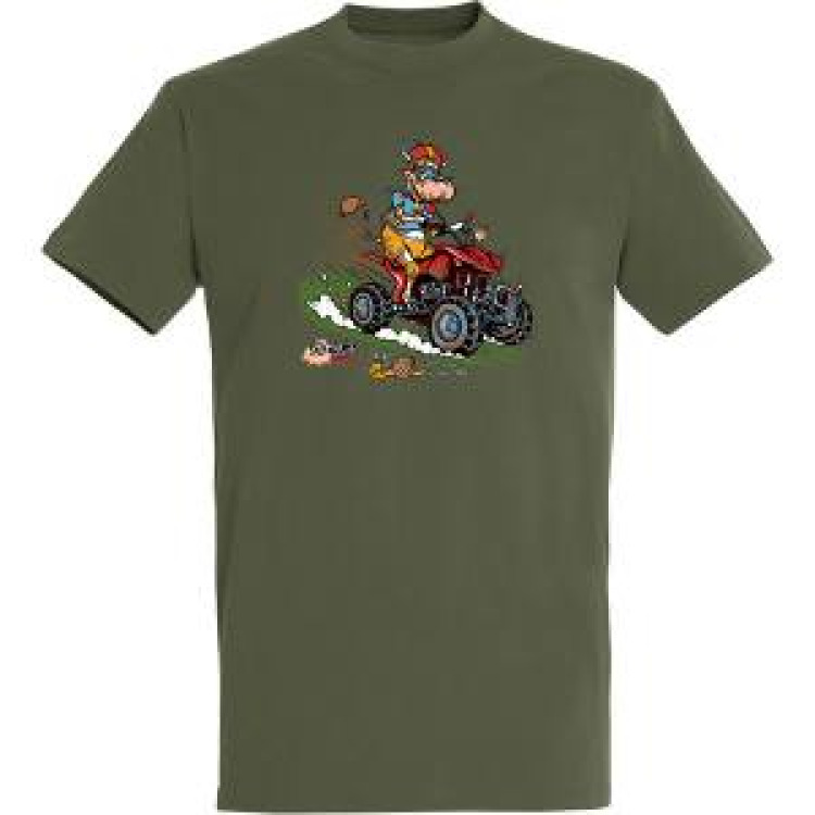 T-shirt homme Le Quad Podlait Army L