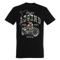 T-shirt homme Légende Biker Strasbourg Alsace France Gris Chiné S