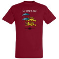 T-shirt homme Leopar &agrave; Pluie Rouge Tango S
