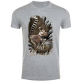 T-shirt homme Maki Catta Gris Chin&eacute; S