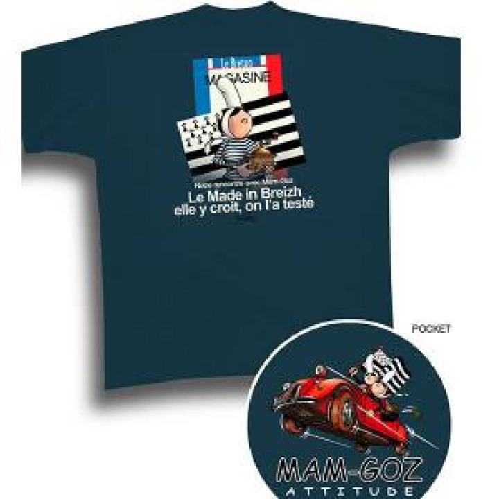 Tshirt homme Mam Goz allover Denim M