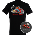 T-shirt homme Mam Goz Biker (Mg1003) + transfert pocket Noir Profond XS