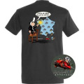 T-shirt homme Mam Goz Madame Météo + transfert pocket Gris Souris S