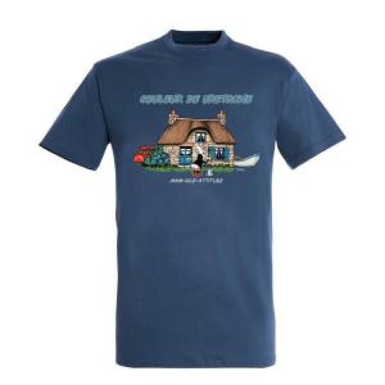 T-shirt homme Mam Goz Maison Couleur de Bretagne Denim XS