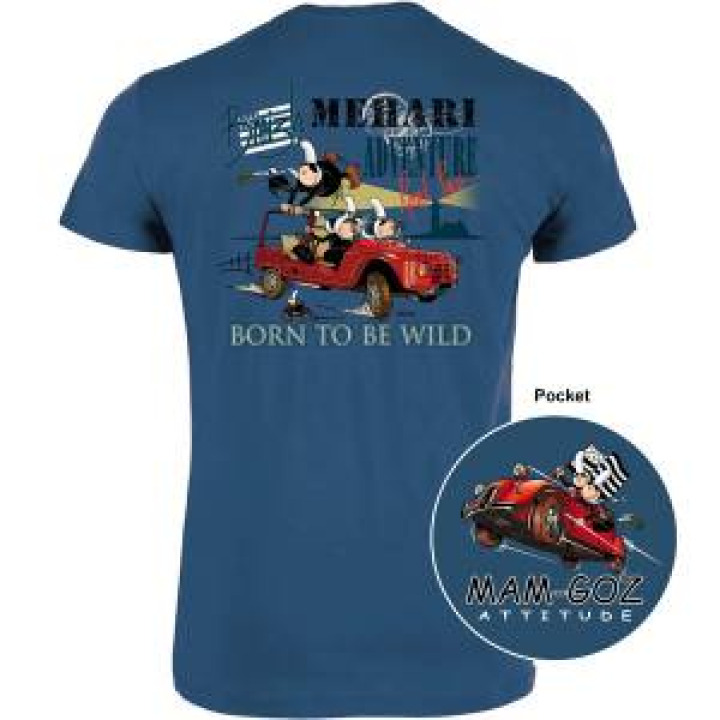 Tshirt homme Mam Goz Mehari  transfert pocket Denim XS