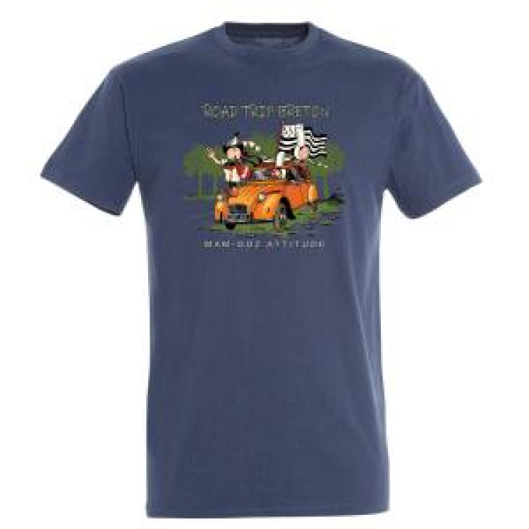 T-shirt homme Mam Goz Raod Trip Breton Denim L