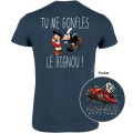 T-shirt homme Mam Goz Tu Me Gonfles le Biniou Denim XS