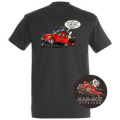 T-shirt homme Mam Goz Voiture Solaire + transfert pocket Gris Souris S