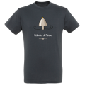 T-shirt homme M&eacute;di&eacute;vales de Falaise Gris Souris S