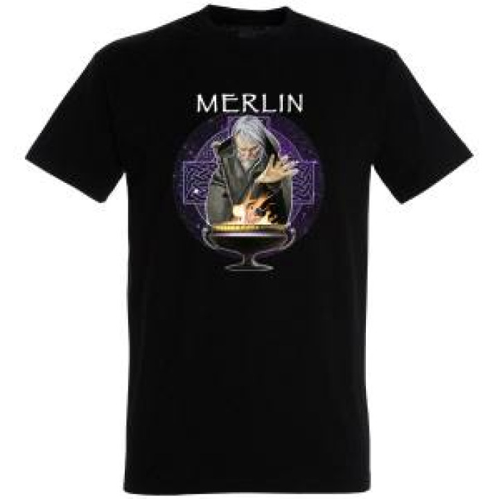 Tshirt homme Merlin Noir Profond XS