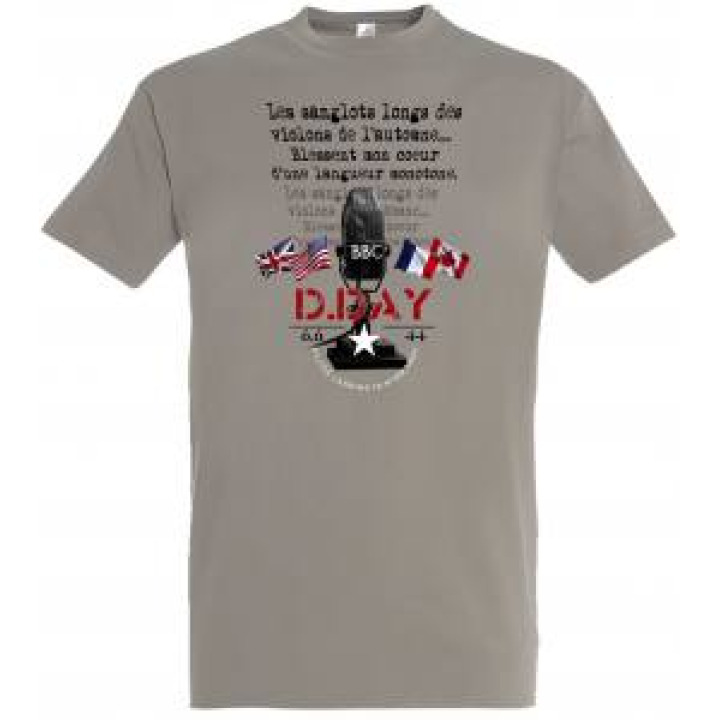 Tshirt homme Micro Bbc les Sanglots Gris Clair S