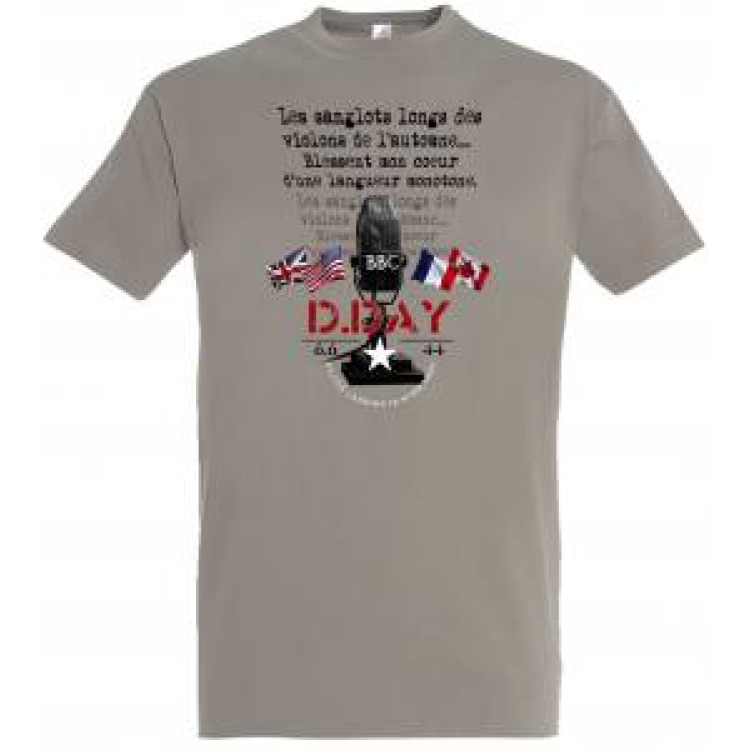 T-shirt homme Micro Bbc les Sanglots... Gris Clair S