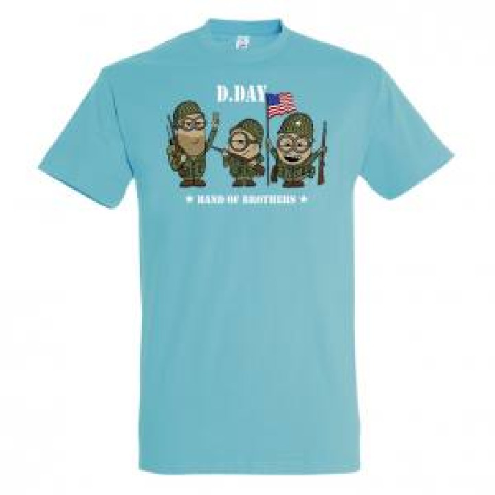 Tshirt homme Mignons Militaires Bleu Atoll M