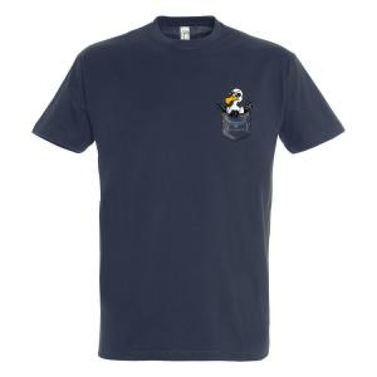 T-shirt homme Mouette Poche Air Breizh Marine XS