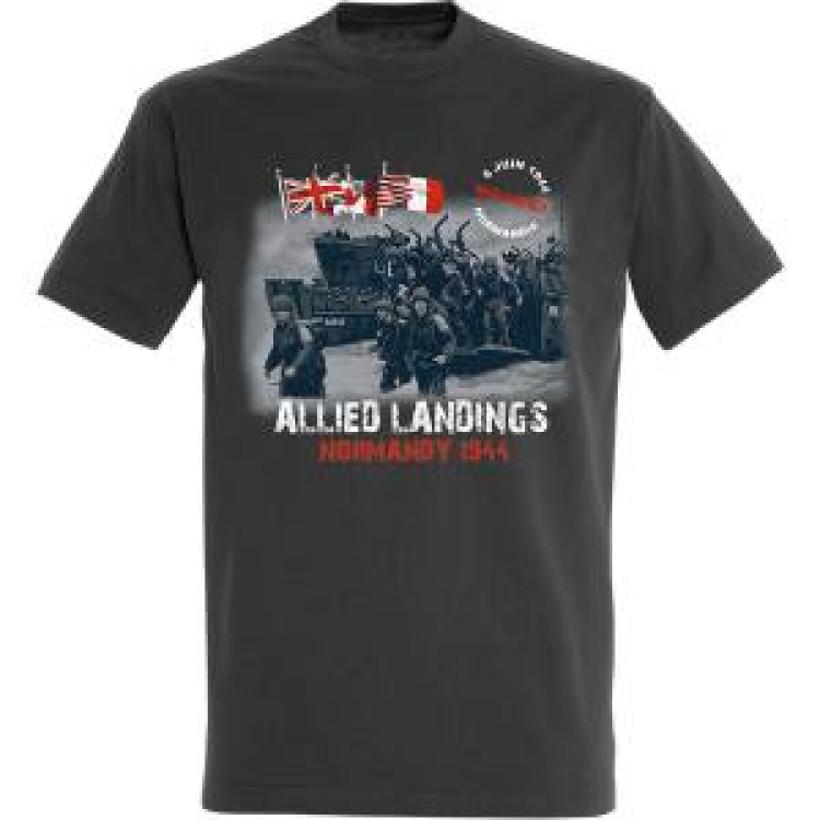 T-shirt homme Omaha Beach Noir Profond L