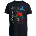 T-shirt homme Perroquets Ara Noir Profond S