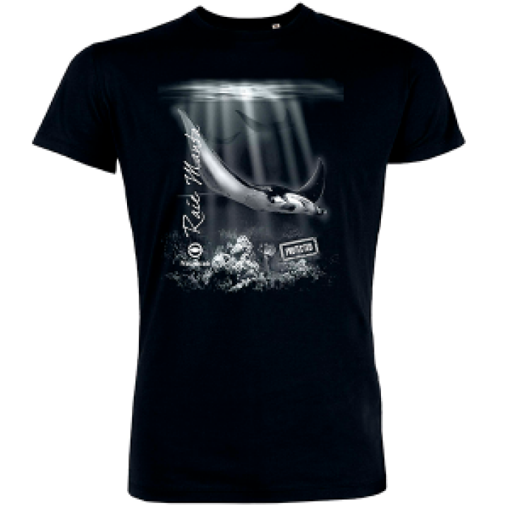 Tshirt homme Raie Manta Noir Profond M
