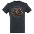 T-shirt homme Ride To Valhalla Gris Souris XS