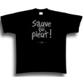 T-shirt homme Sauve Qui Pleut Noir Profond S