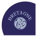 T-shirt homme S&eacute;rigraphie + Broderie Phare Trsikell Bretagne (Bb1001) Marine M