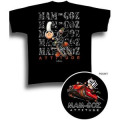 T-shirt homme Solex (Mg1001) + transfert pocket Noir Profond S