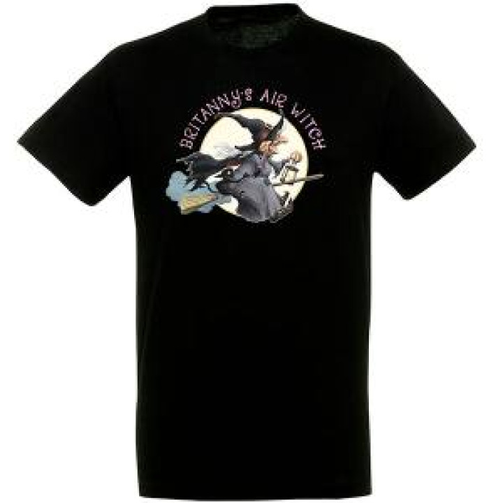 Tshirt homme Sorciere Britannys Air Witch Noir Profond XS