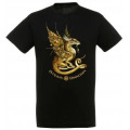 T-shirt homme Steam Dragon M&eacute;tallique Noir Profond XS