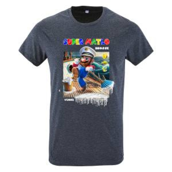 Tshirt homme Super Matlo Brosse Vendée Denim XS