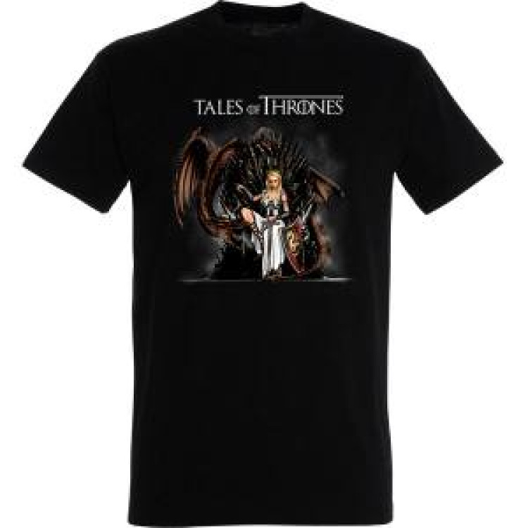 T-shirt homme Tales of Thrones Noir Profond M