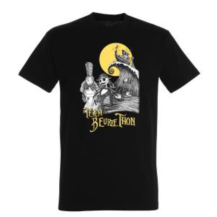 T-shirt homme Team Beurre Thon Noir Profond XS