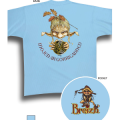 T-shirt homme T&ecirc;te de Korrigan Medaillon Bleu Ciel S