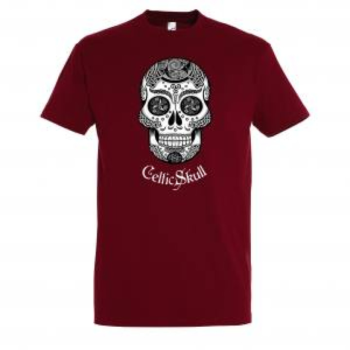 Tshirt homme Tête de Mort Celtic Skull Tm1002 Denim XS