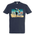 T-shirt homme Tite Soaz Uber Huitres Marine S