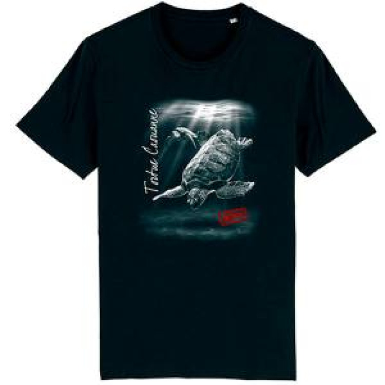 T-shirt homme Tortue Caouanne Noir Profond S