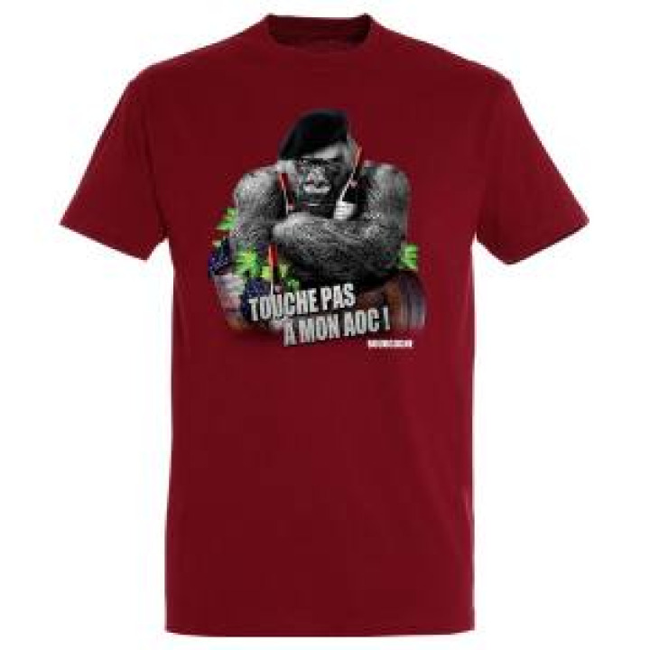 Tshirt homme Touche Pas à Mon Aoc Bourgogne Chili S
