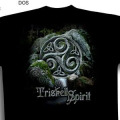 T-shirt homme Triskell Cascade (Bc1004) Noir Profond XS