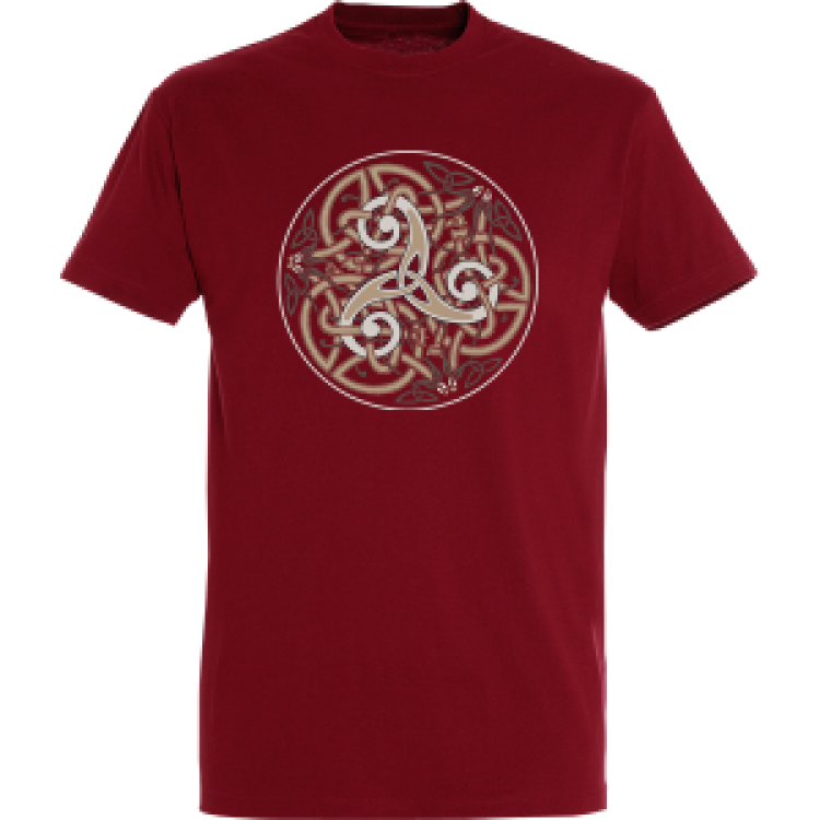 T-shirt homme Triskell en Couleur Chili S