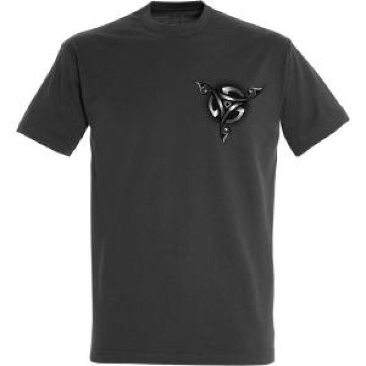 Tshirt homme Triskell Métallique Bc1024 Gris Souris XS