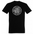 T-shirt homme Triskell Tribal (Bc1003) Noir Profond M